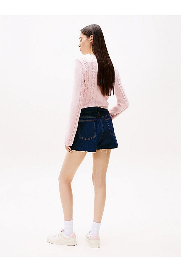 Button Fly Regular Denim Shorts - 5