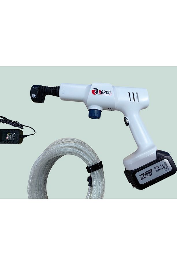 Şarjlı Araç Yıkama Makinesi 4 Amper 2 Bataryalı - 3