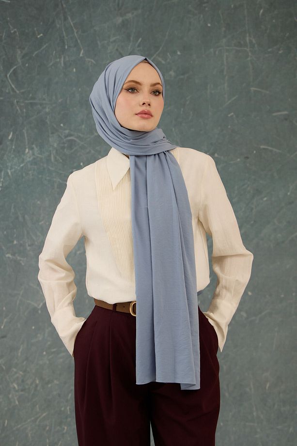 Düz Desen Kırışmayan  Yok Şal - 4