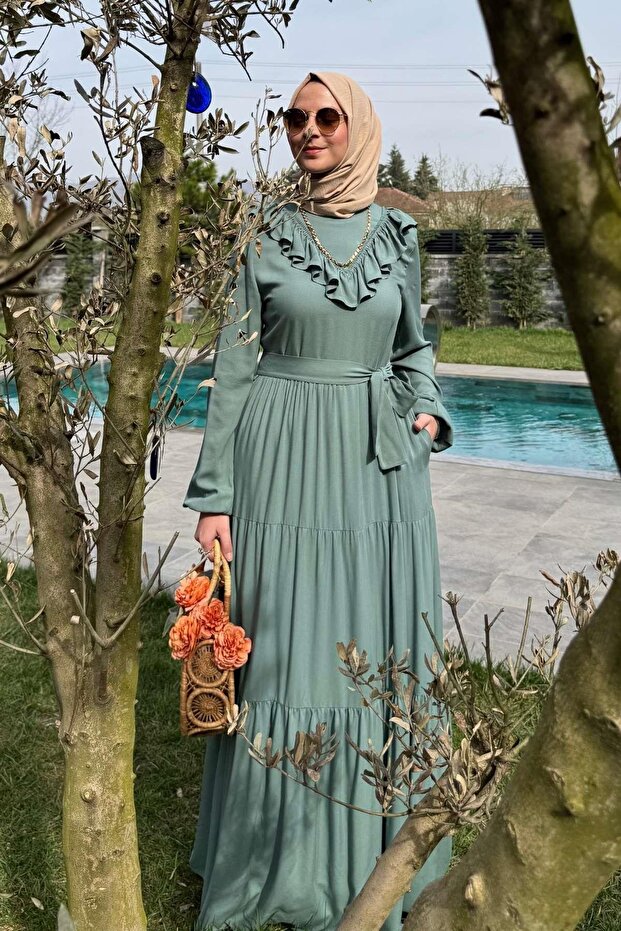 Jale Elbise Çağla - 5