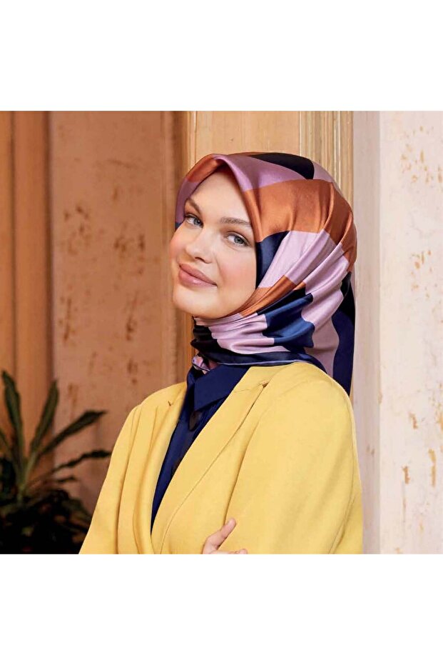 Eșarfă de mătase - 8646D-36 - Tivil - 1