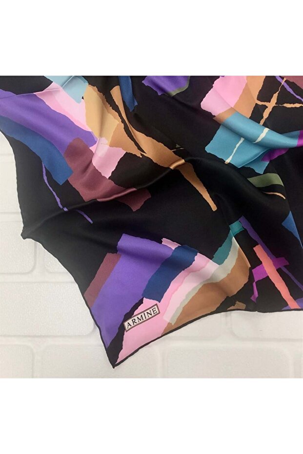 İpek Eşarp - 8760D-05 - Tivil - 1