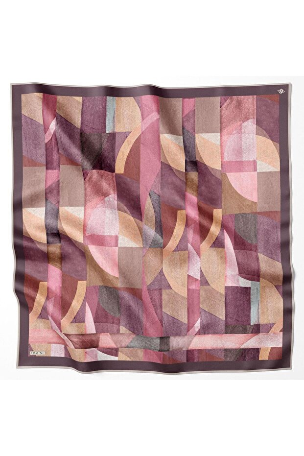 İpek Eşarp - 8848D-01 - Tivil - 1