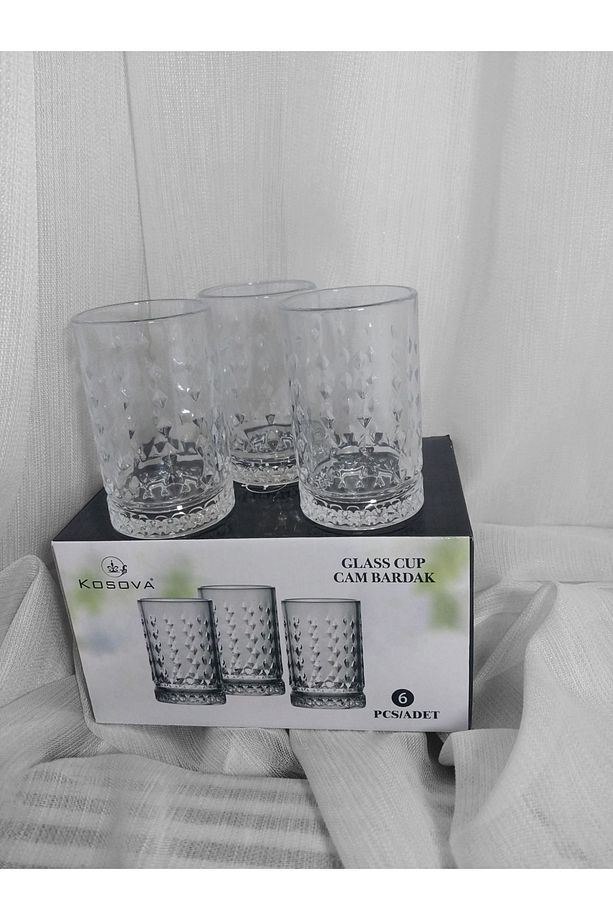 GRB-17 CAM 6LI KAHVE YANI BARDAK 5,5*5,5*9 CM - 3