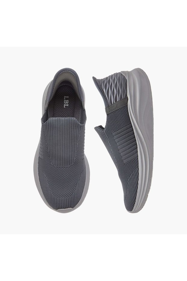 #cnfrm title and type# LBL by Shoexpress Textured Slip-On Sports Shoes