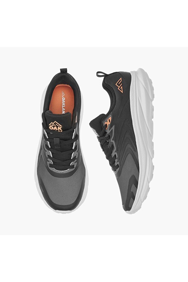 Pull Tab Detail Lace-Up Sports Shoes