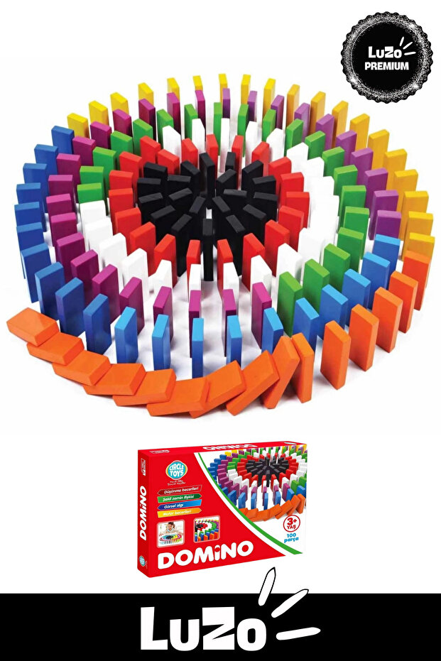 Premium Series Educational Tutorial Intelligence Hand Eye Coordination Developer Domino 100 Stone Game - 2