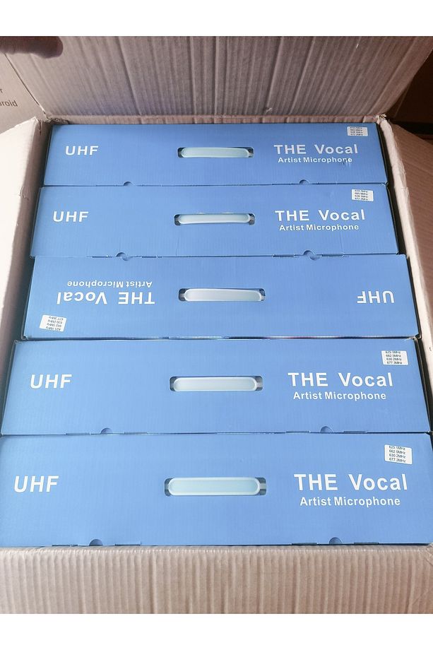 UFF-4E 4 LÜ EL UHF TELSİZ MİKROFON SETİ- 4 LÜ UHF SET - 6