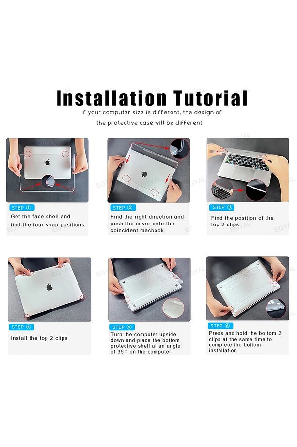 Apple Macbook 13.6′ Air 2024 M2 A2681 Macbook Koruyucu Sert Parlak Simli 1mm Ultra İnce Sağlam Kılıf - 9