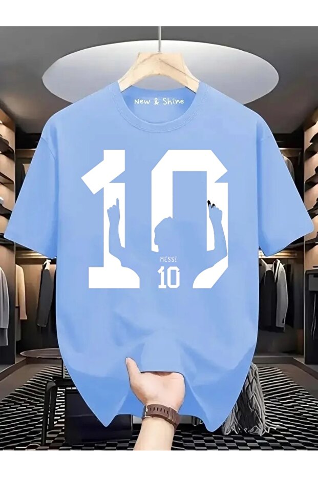 Messi 10 Printed Oversize T-Shirt