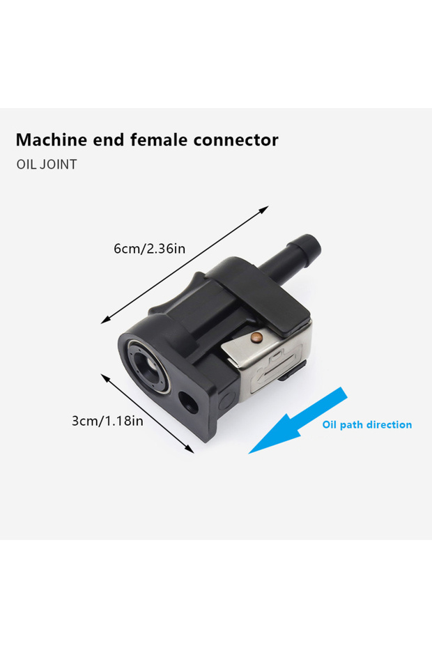 A2 1PC Fuel Line Connector Outboard for Motor Boat Accessories Female Hose Fitting Pipe Adapter