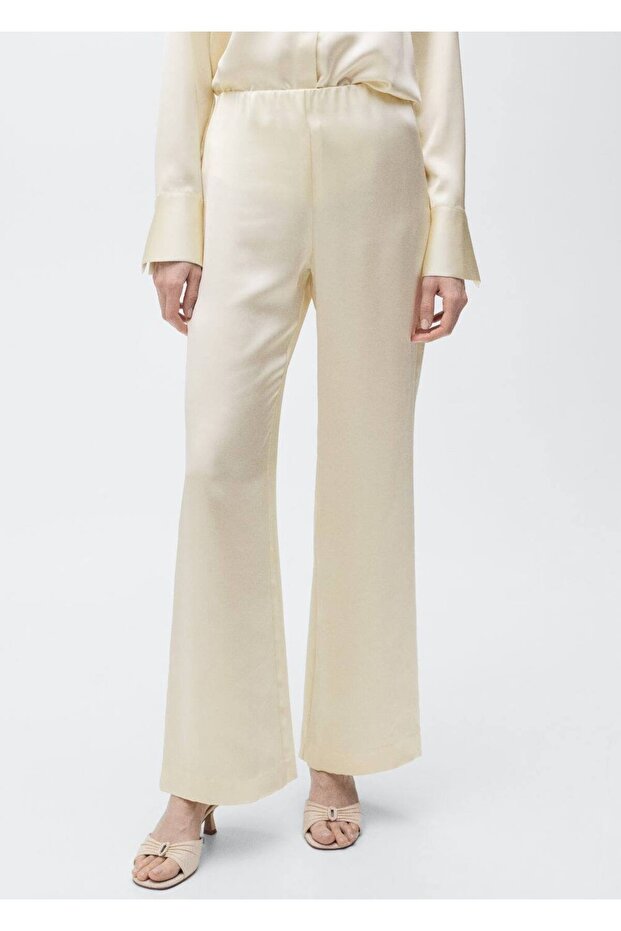 Satin Straight Cut Pants