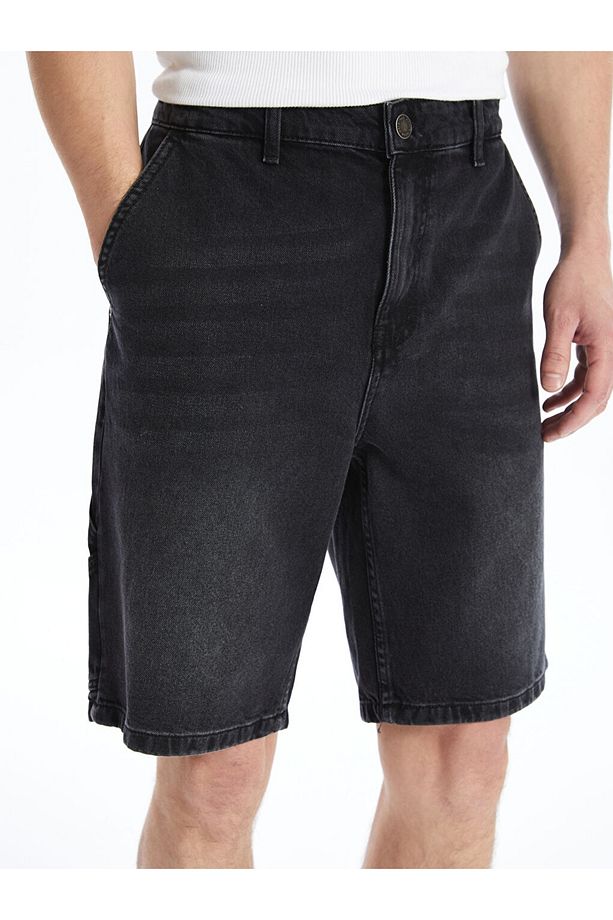 LCW Jeans Standart Kalıp Erkek Jean Şort - 4