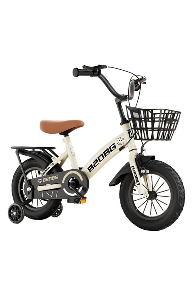 16 Inch Bicycle for Kids, with Training Wheels and Basket, For 3-10 Years Boys and Girls