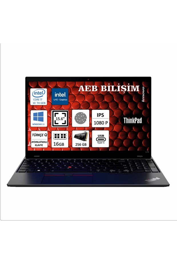 Thinkpad L15 I7-10510u 16gb Ram 256gb Ssd 15.6″ Freedos Full Hd Notebook - Outlet - 1