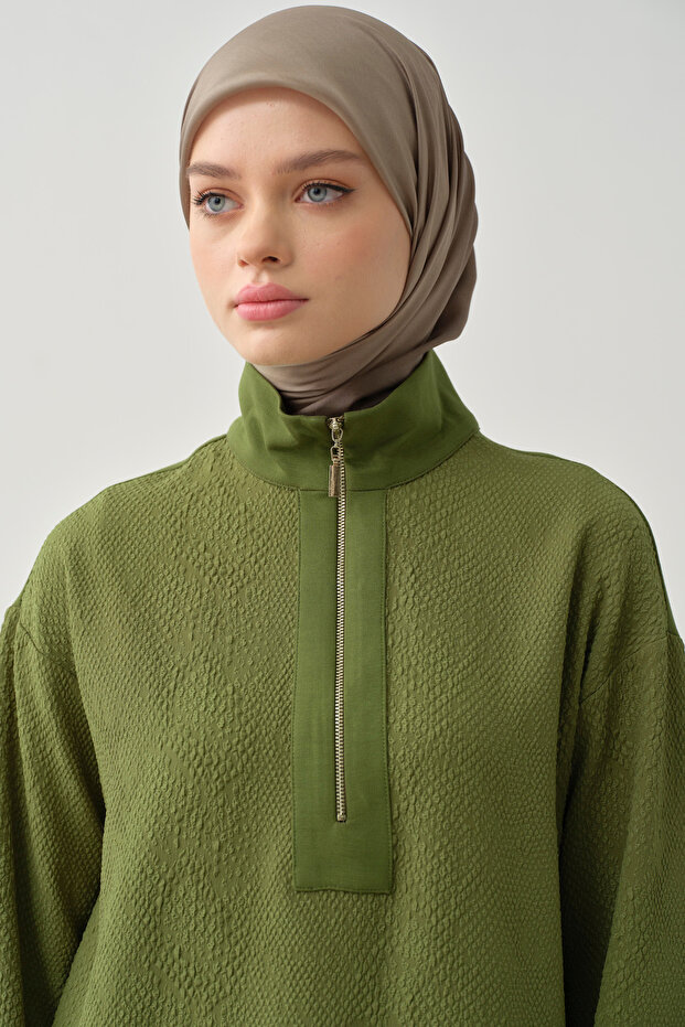 Örme Takım - Olive - 1