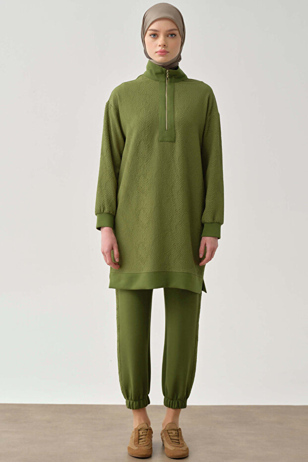 Örme Takım - Olive - 3