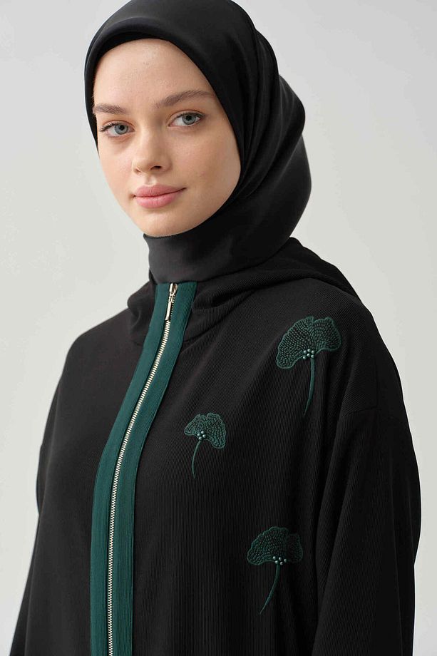 Nakış Detaylı Giy-Çık - Siyah - 5