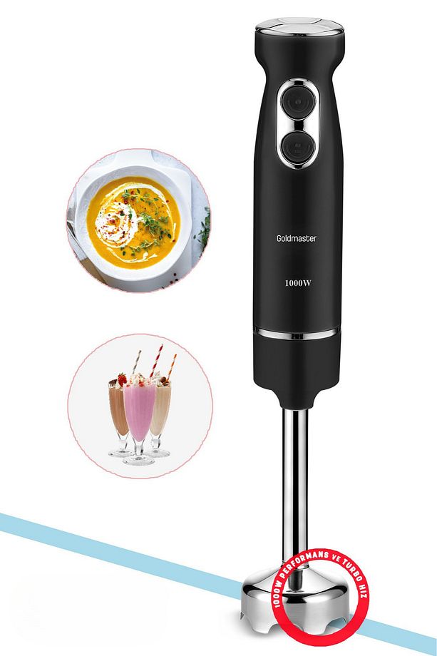 Avantajlı Set Paketi Dokunmatik Airfryer Sıcak Hava Fritözü Paslanmaz Çelik Turbo Ayarlı El Blender - 3