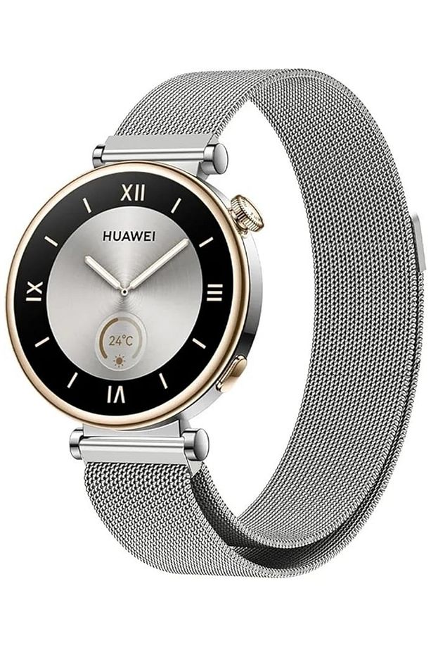 Huawei Watch Gt5 Gt4 Gt2e Gt2 Gt3 Gt3 Pro 46mm Honor Watch 2 Uyumlu Metal Hasır Kordon - 2