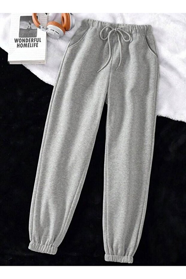 Two Pieces Elastic Sweatpants - 4