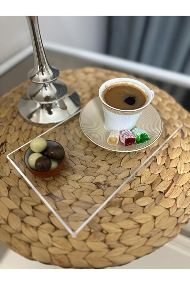 صينية عرض بلكسي شفافة مقاس 14×22 سم