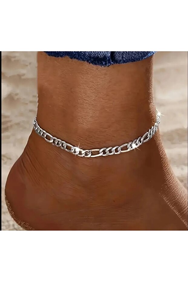 Chain Silver Anklet Bracelet
