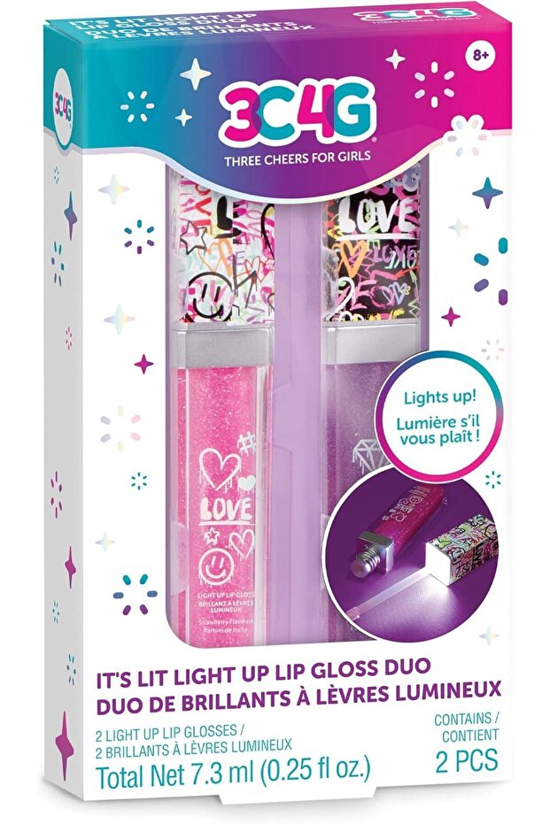 Graffiti Light Up Lip Gloss 2-Pack 10050