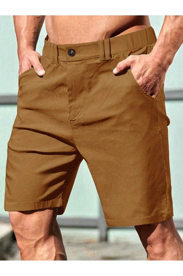 Erkek Regular Fit Chıno Şort - 2