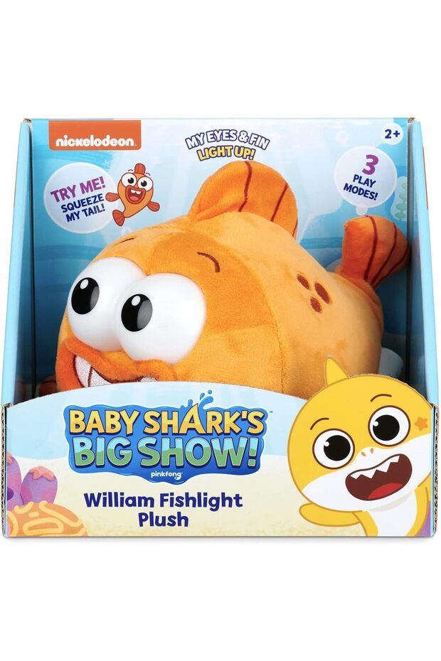 Baby Shark Big Show William Fishlight Plush 61325