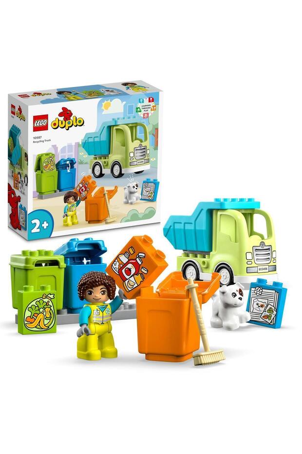 ® Duplo ® Town Recycling Truck 10987 - Toy Construction Set for Ages 2 and up (15 Pieces)