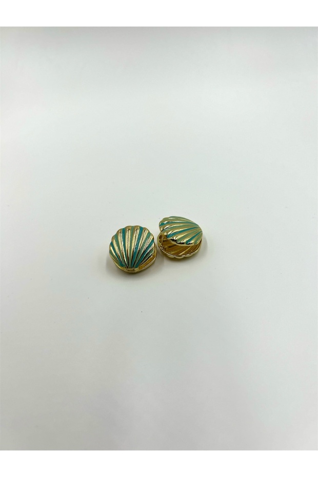 Sea Shell Oyster Model Earrings - 2