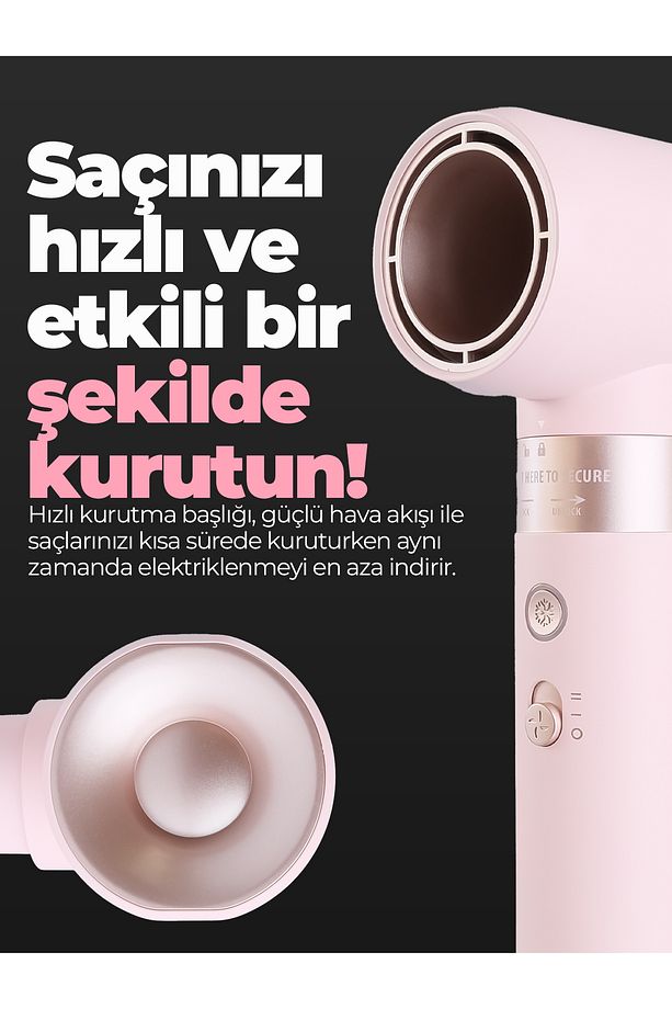 Ks-611 Airbreeze 6 Başlıklı Saç Şekillendirme Ve Kurutma Seti - Bukle, Hacim, Hızlı Kurutma - 3