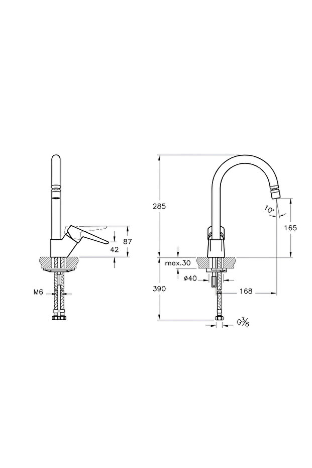 Solid S Batarya Seti 3’Lü Banyo-Lavabo-Eviye - 7