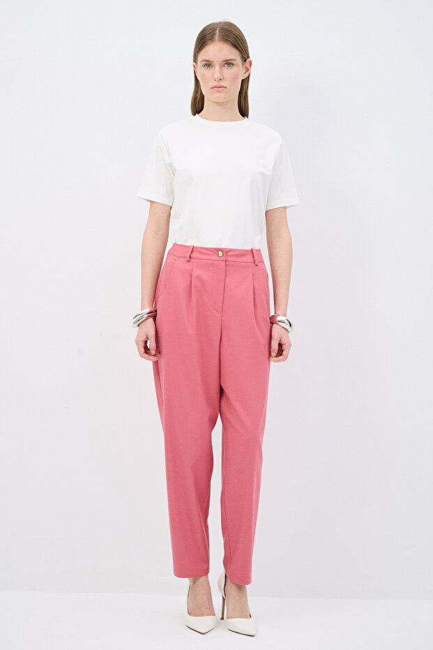 Düğmeli Pantolon - 4