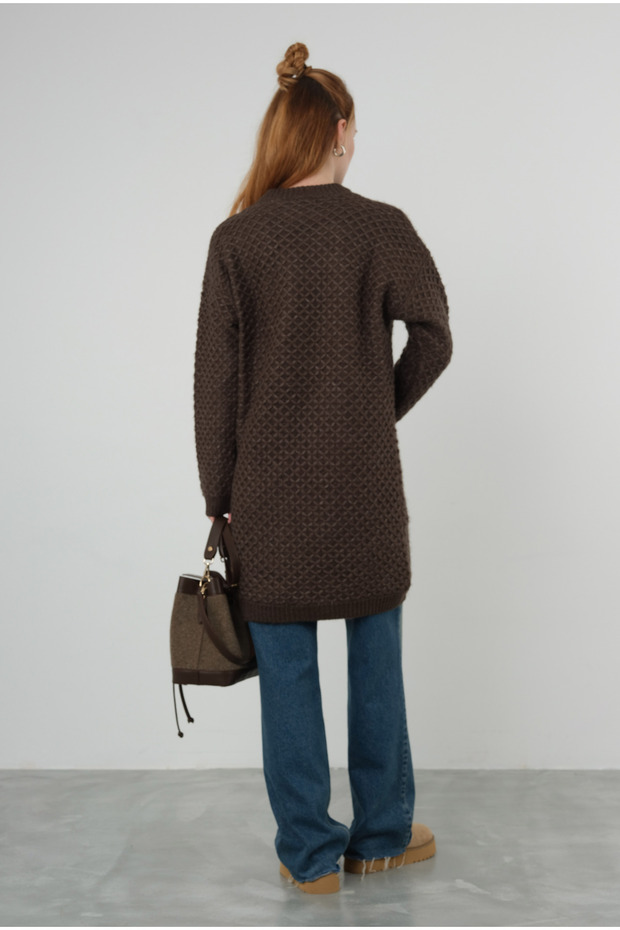 Spider Braided - Pullover and Long Bitter Brown - 3