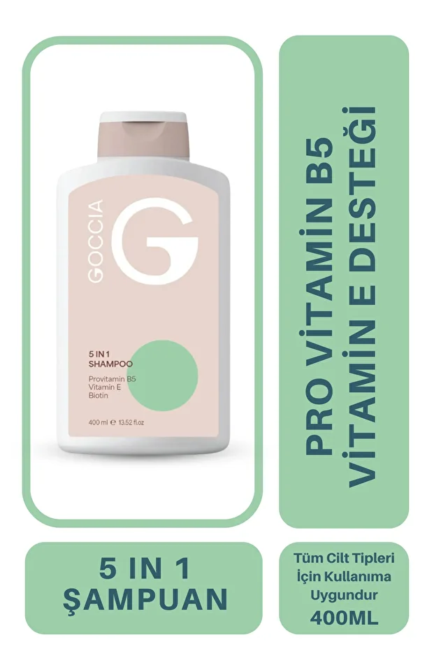 Goccia 5'i 1 Arada Dökülme Karşıtı Şampuan 400ml - 1