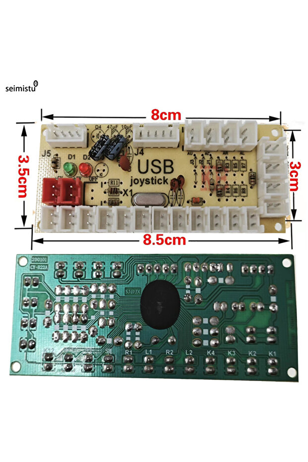 مشفر USB أحادي الشريحة للأركيد بدون تأخير للكمبيوتر الشخصي PS3 Switch Raspberry Pi Nintendo إلى عصا التحكم لـ 5 دبابيس