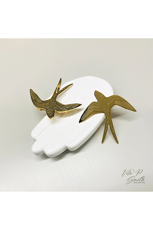 Gold Martı Broş - 1