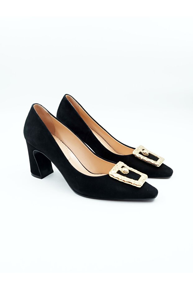 Women's Genuine Leather Heeled Shoes