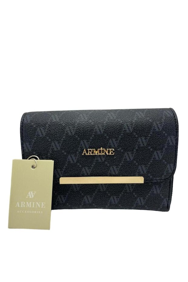 Dotted Women's Shoulder & Shoulder Bag Black Suitable for Daily Use