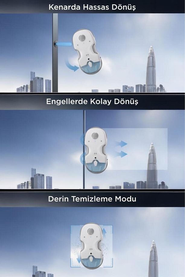 C7(2025 YENİ MODEL) Akıllı Cam Temizleme Robotu - 9