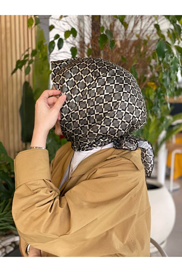 911 Twill İpek Eşarp 8975713 - 3