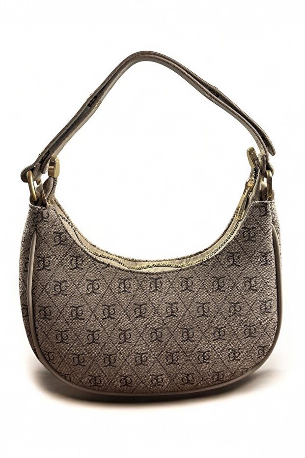 Celia Monogram Omuz Çantası - 1