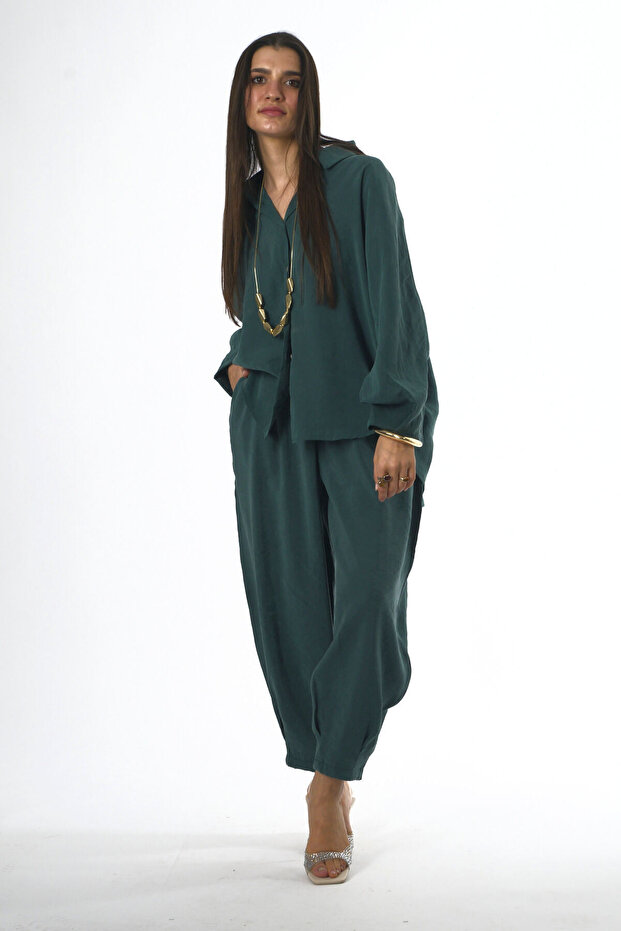 Women's Modal Slouchy Shirt Set