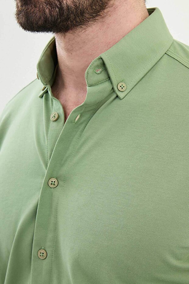 قميص بأزرار علوية - 2