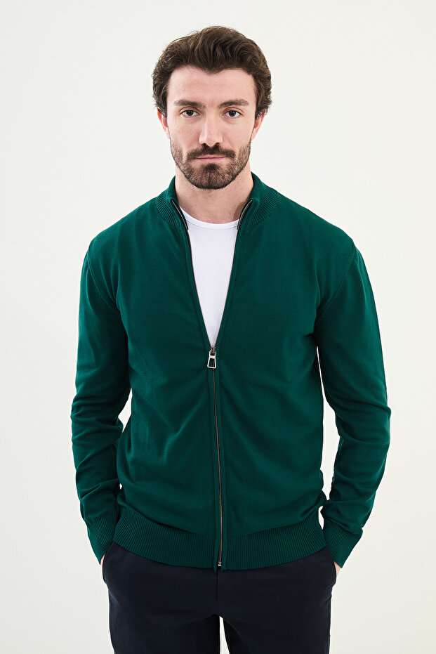 TRİKO FERMUARLI HIRKA - 1