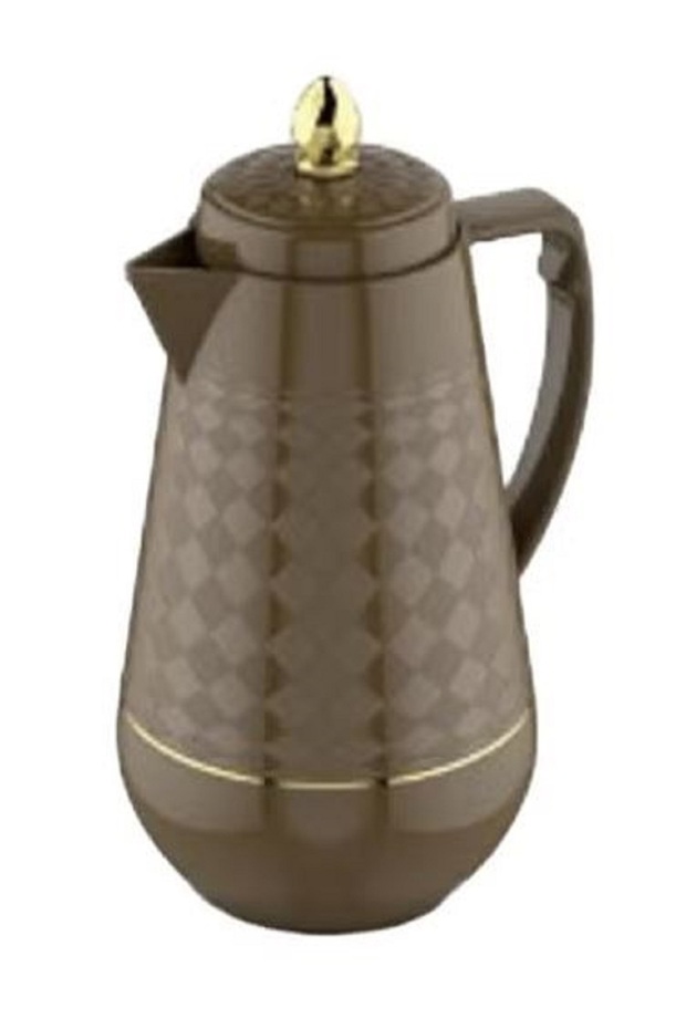 ترمس للشاي والقهوة من هوم ماستر ذهبي, سعة 1 لتر, HM-1071