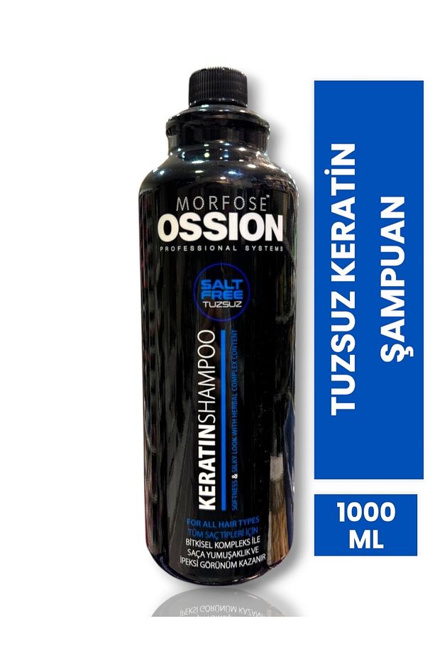Ossion Tuzsuz Keratin Bakım Şampuan 1000 ml - 1