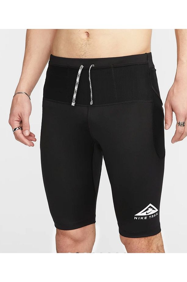 Dri-Fit Lava Loops 1/2-Length Trail-Running Erkek sort  koşu tayti ASLAN SPORT - 2